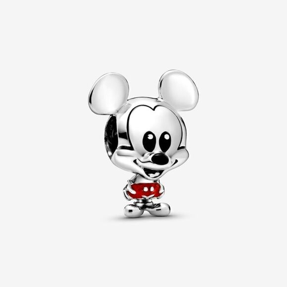 Disney Mickey Mouse Red Trousers Charm - Picture 1 of 6